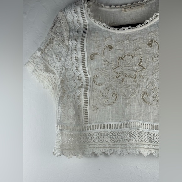Spell and the Gypsy collective design Abigail Lace Crop Top EUC - Picture 12 of 16